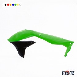 OUIES DE RADIATEUR CEMOTO KXF 450 2016/2018 NOIR/VERT