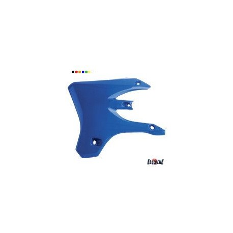 OUIES DE RADIATEUR CE MOTO COMPATIBLE YAMAHA YZF250-450 03>05 WRF250-450 05>06 BLEU