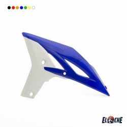 OUIES DE RADIATEUR CE MOTO COMPATIBLE YAMAHA YZF250 2010>13 WRF450 12>14 NOIR BLANC