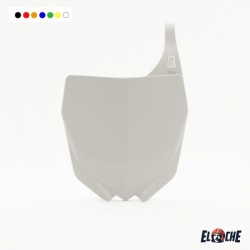 PLAQUE NUMERO CE MOTO AVANT YAMAHA YZF 250/450 10-17 BLANC