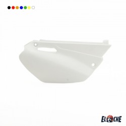 PLAQUES LATERALES CE MOTO COMPATIBLE YAMAHA YZ 85 02/13 BLANCHES
