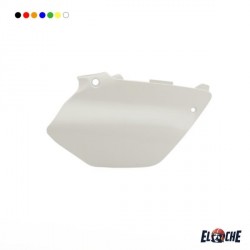 PLAQUES LATERALES CEMOTO COMPATIBLE YAMAHA YZ 125/250 02 >14 BLANC