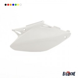 PLAQUES LATERALES CEMOTO HONDA CR 125/250 02/07 BLANC