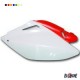 PLAQUES LATERALES CEMOTO HONDA CRF 250 06>09 BLANC/ROUGES