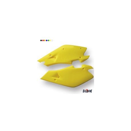 PLAQUES LATERALES CR/WR 00/05 TC/TE 03/04 JAUNE
