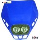 Plaque phare CE MOTO EUROPA DOUBLE OPT BLEUE