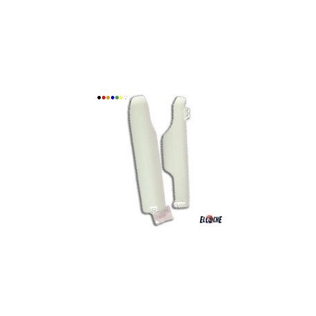PROTECTIONS DE FOURCHE CE MOTO YZ WR 125-250 05 YZF 250-450 05> BLANCHES