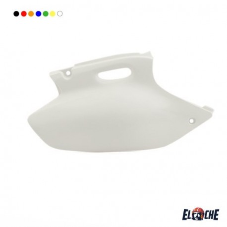 PLAQUES LATERALES CEMOTO COMPATIBLE YAMAHA YZF WRF 250 01>02 YZF WRF 98>02 BLANC