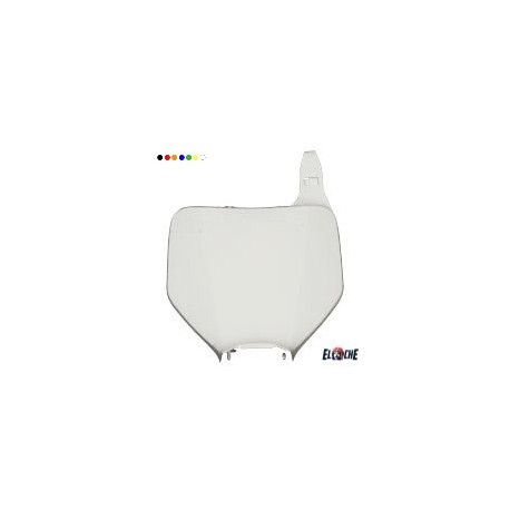 CEMOTO PLASTIQUES PLAQUE NUMERO AVANT KAW 125/250 KX 03-09 + 450 KXF 04-08 NOIR