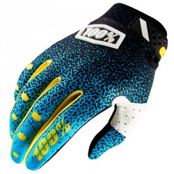 Gants 100% Ridefit bleu/noir Gants 100% Ridefit bleu/noir