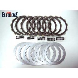 KIT DE DISQUES D'EMBRAYAGE + RESSORT PSYCHIC KAWASAKI KXF 450 06/11