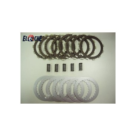 PACK EMBRAYAGE PSYCHIC KTM 250 SXF 05/12 (disques lisses, garnis, ressorts)