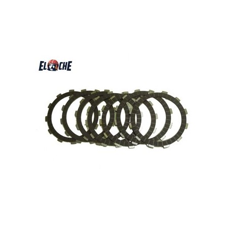 KIT DE DISQUES D'EMBRAYAGE GARNIS PSYCHIC KTM 250 EXC 02/03 +05 400 EXC 02 + 07