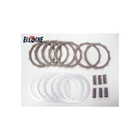 KIT DE DISQUES D'EMBRAYAGE + RESSORT PSYCHIC HONDA CR 250 1984/1989 + 480 CR 83