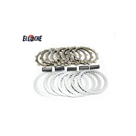 KIT DE DISQUES D'EMBRAYAGE + RESSORT PSYCHIC SUZUKI RM 125 1988/1991
