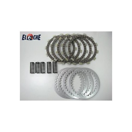 KIT DE DISQUES D'EMBRAYAGE + RESSORT PSYCHIC SUZUKI RM 85 02/09