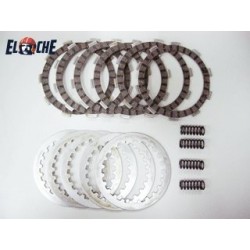 KIT DE DISQUES D'EMBRAYAGE + RESSORT PSYCHIC COMPATIBLE YAMAHA YZ 80 1986/1992