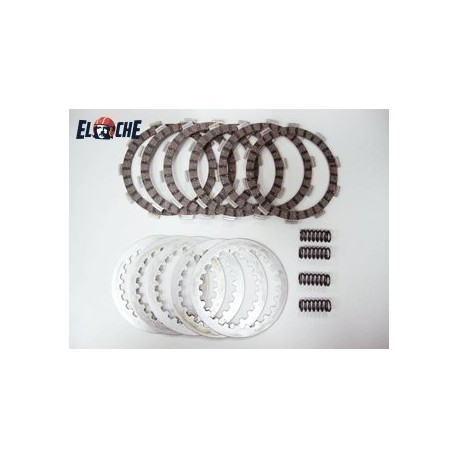 KIT DE DISQUES D'EMBRAYAGE + RESSORT PSYCHIC COMPATIBLE YAMAHA YZ 80 1986/1992