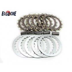 KIT DE DISQUES D'EMBRAYAGE + RESSORT PSYCHIC COMPATIBLE YAMAHA YZ 125 1986/1987