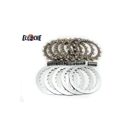 KIT DE DISQUES D'EMBRAYAGE + RESSORT PSYCHIC COMPATIBLE YAMAHA YZ 125 1986/1987