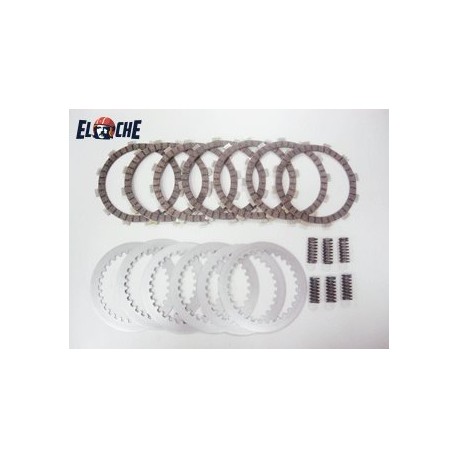 KIT DE DISQUES D'EMBRAYAGE + RESSORT PSYCHIC YAMAHA YZ 250 1988/1992