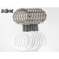 KIT DE DISQUES D'EMBRAYAGE + RESSORT PSYCHIC SUZUKI RM 250 1988/1991