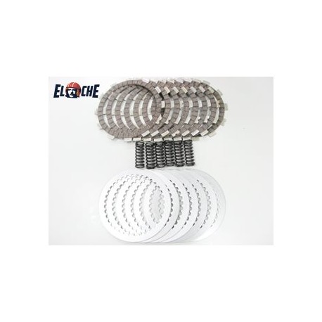 KIT DE DISQUES D'EMBRAYAGE + RESSORT PSYCHIC SUZUKI RM 250 1988/1991