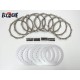 KIT DE DISQUES D'EMBRAYAGE + RESSORT PSYCHIC KAWASAKI KDX 200 220 1989/2006