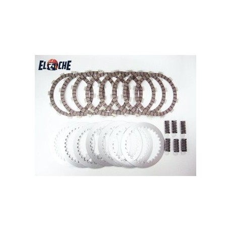 KIT DE DISQUES D'EMBRAYAGE + RESSORT PSYCHIC YAMAHA YZ 250 93/99