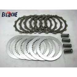 KIT DE DISQUES D'EMBRAYAGE + RESSORT PSYCHIC KAWASAKI KX 125 94/02
