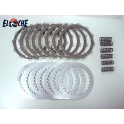 KIT DE DISQUES D'EMBRAYAGE + RESSORT PSYCHIC HONDA CR 250 90/93 + 500 CR 90/03
