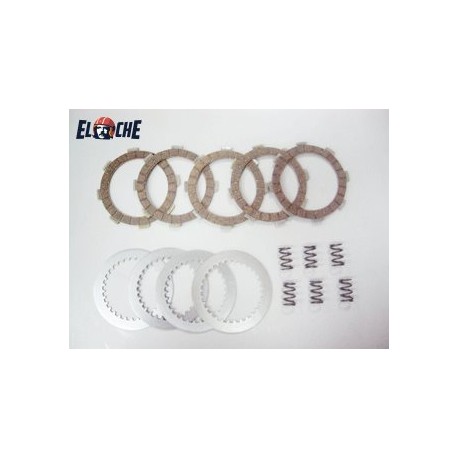 KIT DE DISQUES D'EMBRAYAGE + RESSORT PSYCHIC KAWASAKI KX 65 00/16