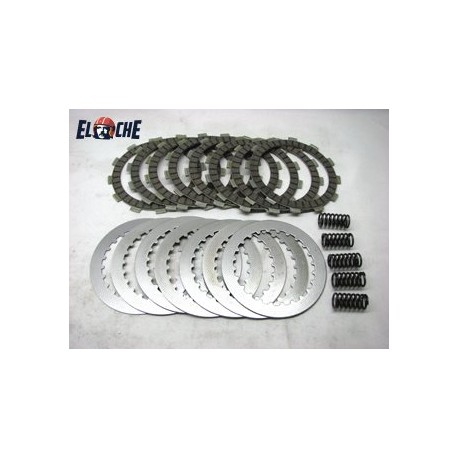 KIT DE DISQUES D'EMBRAYAGE + RESSORT PSYCHIC HONDA CR 125 00/07 (CRF250)