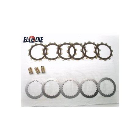 KIT DE DISQUES D'EMBRAYAGE + RESSORT PSYCHIC KTM 65 98/08