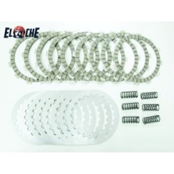 KIT DE DISQUES D'EMBRAYAGE + RESSORT PSYCHIC KTM 250 SX/EXC 94/14