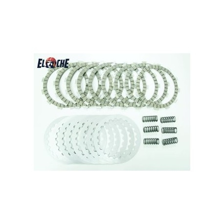 KIT DE DISQUES D'EMBRAYAGE + RESSORT PSYCHIC KTM 250 SX/EXC 94/14