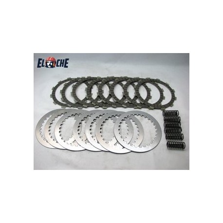 KIT DE DISQUES D'EMBRAYAGE + RESSORT PSYCHIC HONDA CR 250 94/06