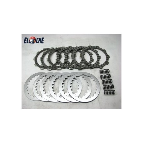 KIT DE DISQUES D'EMBRAYAGE + RESSORT PSYCHIC YAMAHA YZ 80 1995/2001