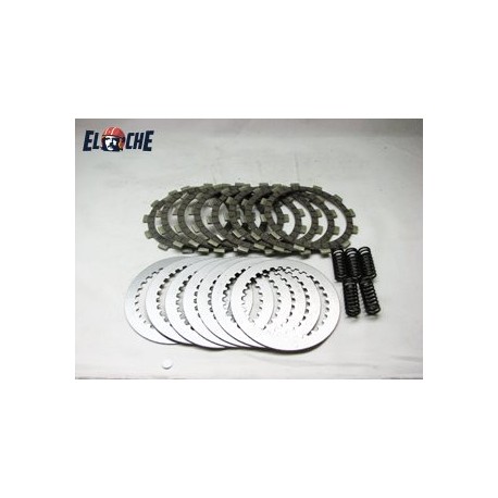 KIT DE DISQUES D'EMBRAYAGE + RESSORT PSYCHIC COMPATIBLE YAMAHA YZ 125 2002/2004