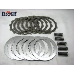 KIT DE DISQUES D'EMBRAYAGE + RESSORT PSYCHIC KAWASAKI KX 125 03/10