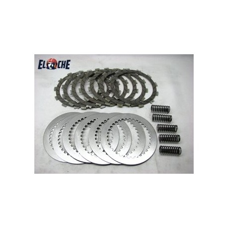 KIT DE DISQUES D'EMBRAYAGE + RESSORT PSYCHIC KAWASAKI KX 125 03/10