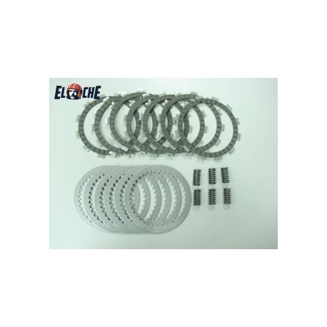 KIT DE DISQUES D'EMBRAYAGE + RESSORT PSYCHIC COMPATIBLE YAMAHA DR 350 1990/1999
