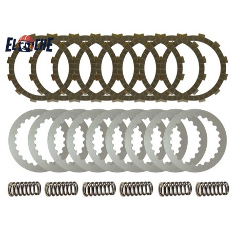 PACK EMBRAYAGE PSYCHIC KTM 250 SXF 13/15 (disques lisses, garnis, ressorts)