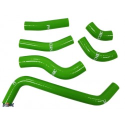 KIT DE DURITES DE RADIATEUR VERT PSYCHIC KAWASAKI KXF 450 2009/2011