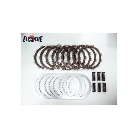 KIT DE DISQUES D'EMBRAYAGE + RESSORT PSYCHIC SUZUKI RM 250 1992/1993
