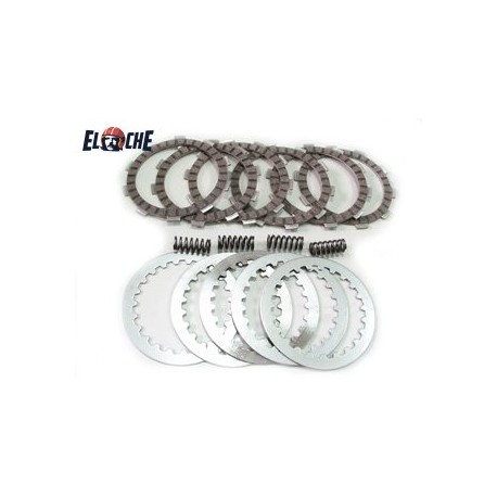 KIT DE DISQUES D'EMBRAYAGE + RESSORT PSYCHIC COMPATIBLE YAMAHA YZ 80 1993/1994