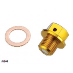 SET VIS DE VIDANGE VERTE KAWASAKI KLX450 08/13 KX450F 06/14