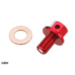 SET VIS DE VIDANGE ROUGE HONDA CRF150R 07/13 CRF250R/X 04/13 CRF450R 02/13