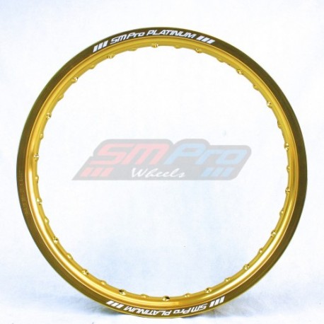 CERCLE SM PRO OR SATINÉ 19 X 2.15 32 PLATINIUM