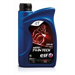HUILE ELF MOTO 4 TEMPS TWIN TECH 20W60 1L HUILE ELF MOTO 4 TEMPS TWIN TECH 20W60 1L